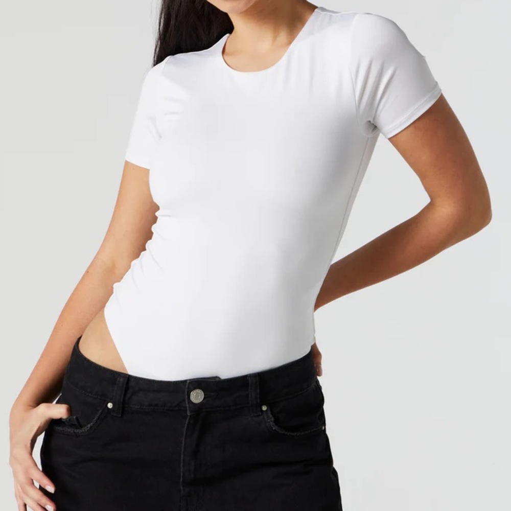 SWS Contour US L/G White Short Sleeve Bodysuit